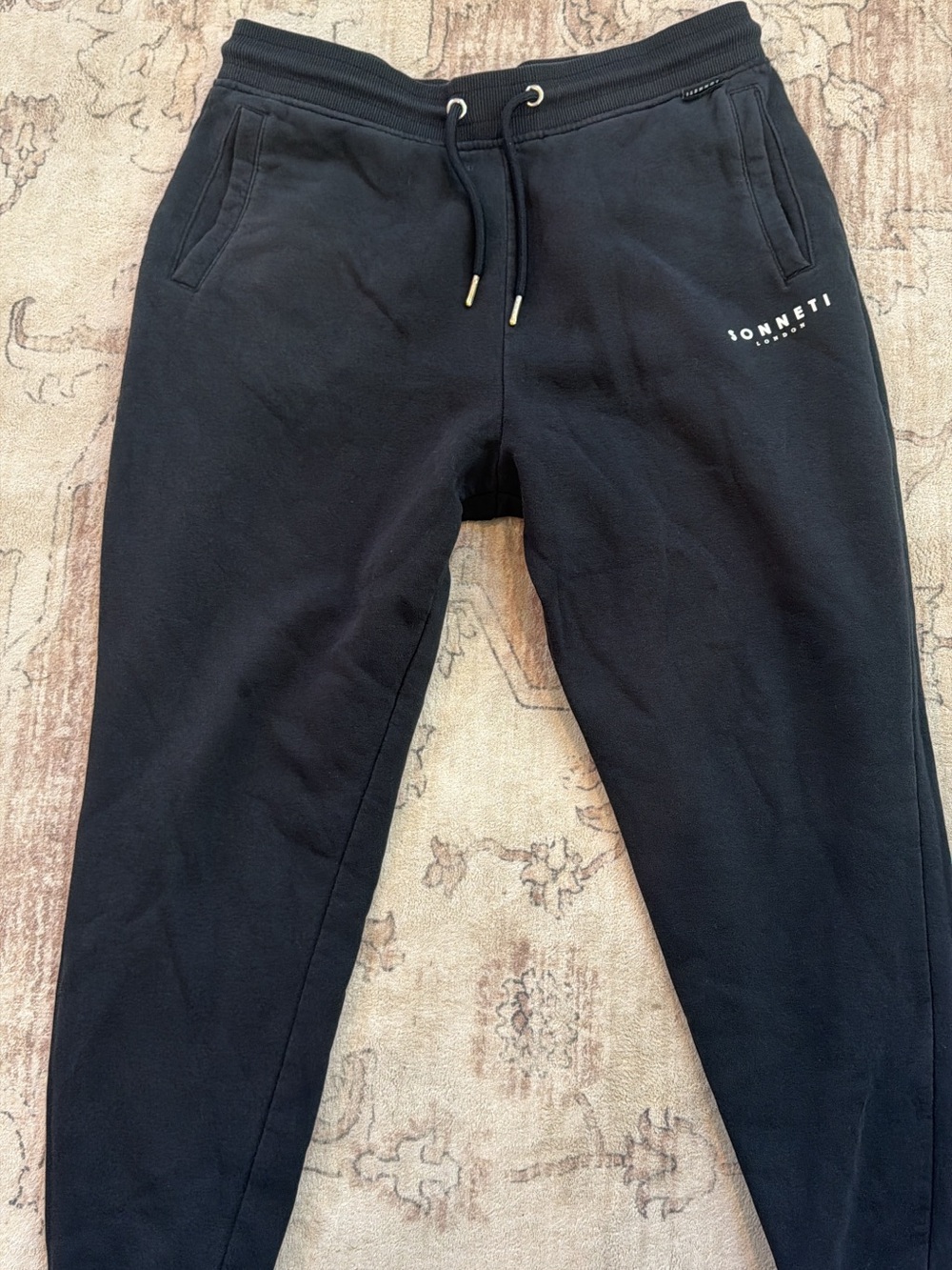 Isonneti Black Jogger Sweatpants